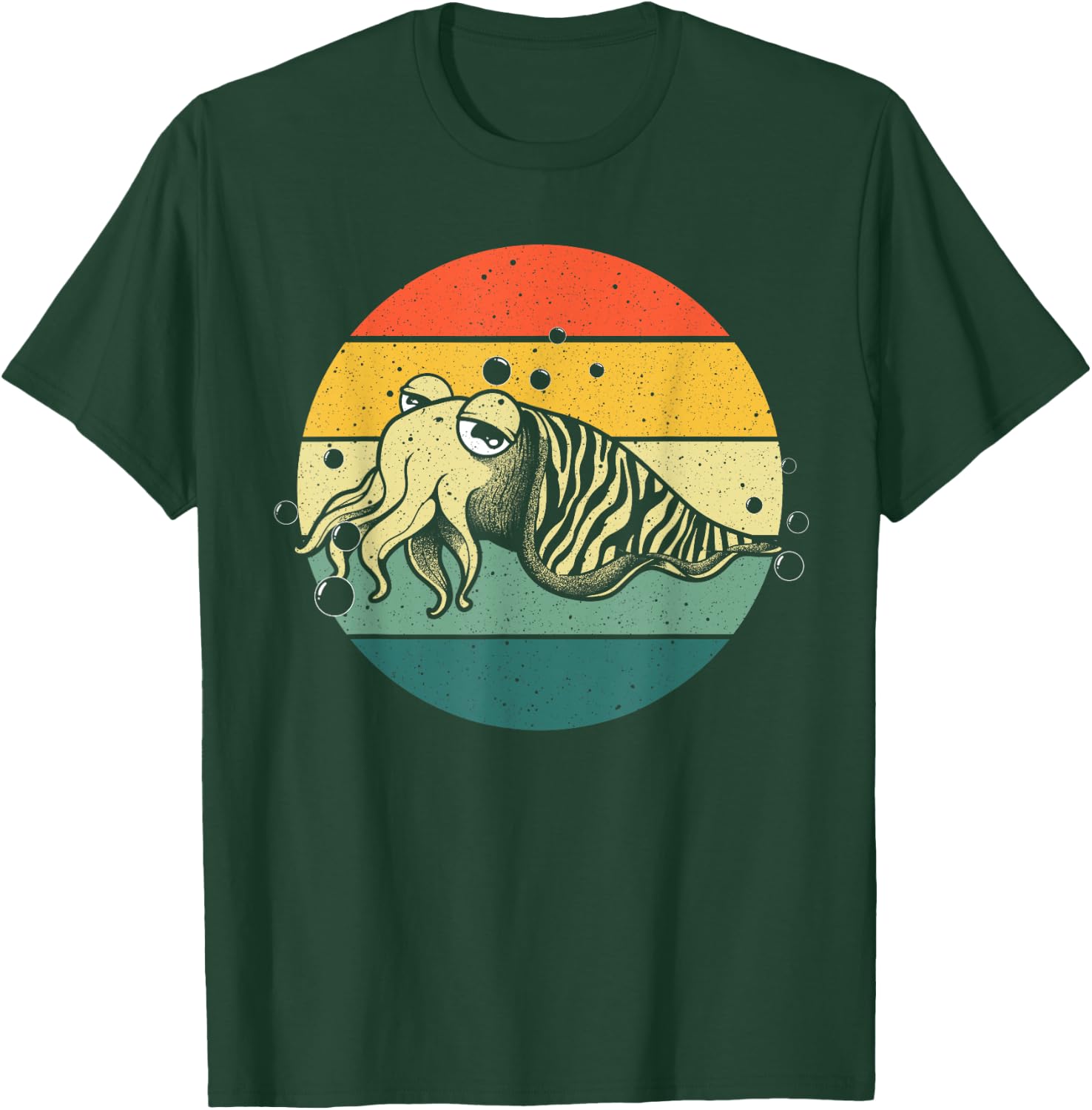 Cute Cuttlefish Design Men Women Cuttlefish Lovers Fishing T-Shirt - T-Shirt | Forest