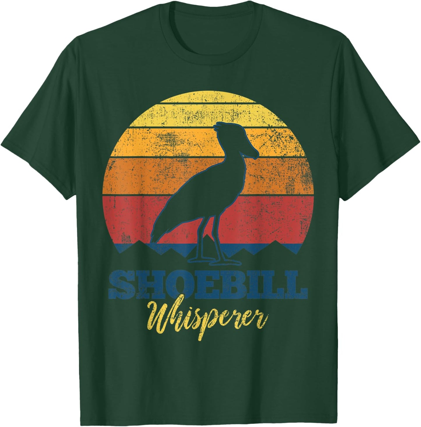 Shoebill Stork Bird T-Shirt - T-Shirt | Forest