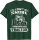 Snoring I Don't Snore I Dream I'm A Tractor sleeping Grandpa T-Shirt - T-Shirt | Forest