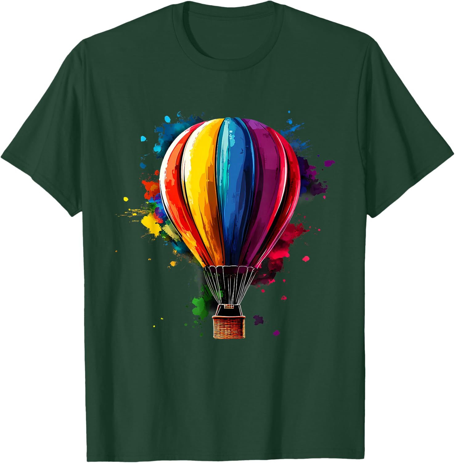 Hot Air Balloon Ride Festival Hot Air Ballooning T-Shirt - T-Shirt | Forest