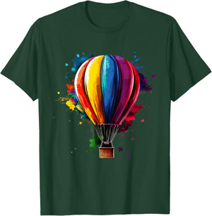 Hot Air Balloon Ride Festival Hot Air Ballooning T-Shirt - T-Shirt | Forest