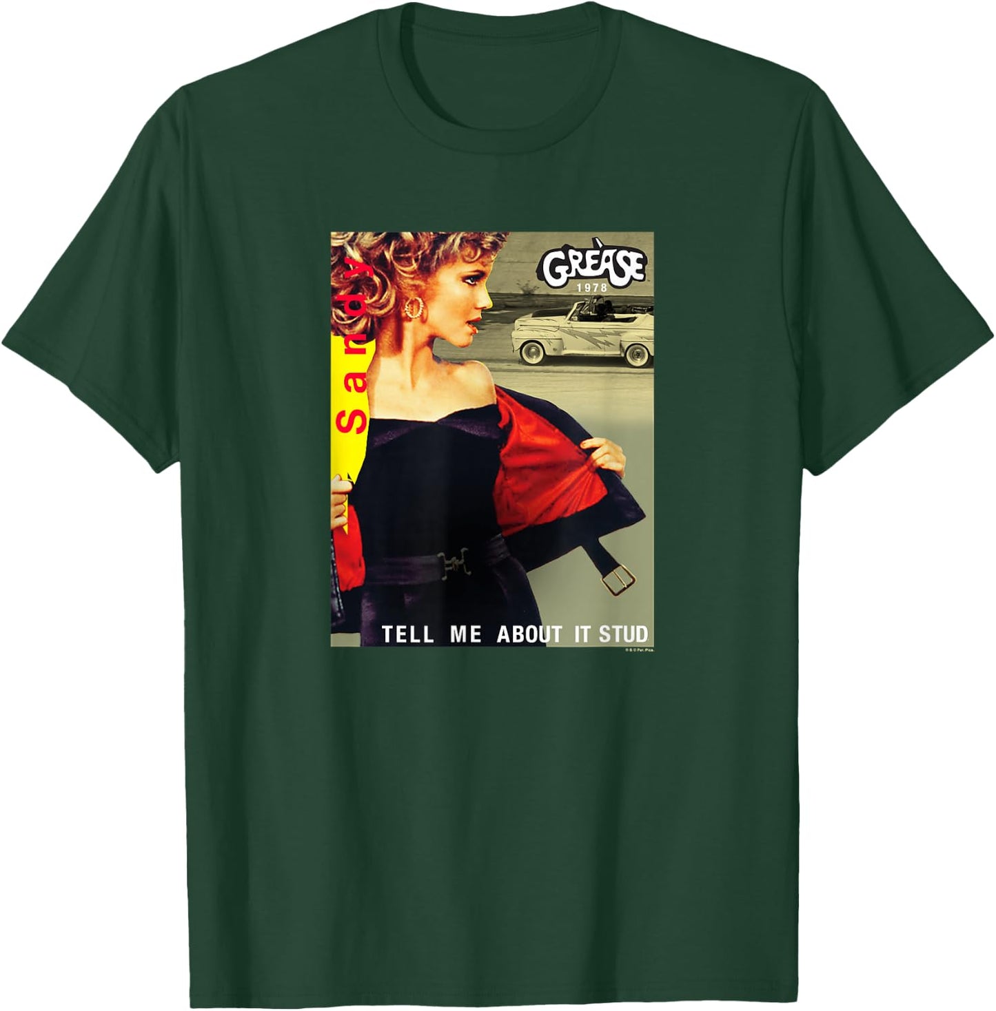Grease - Sandy Tell Me About It T-Shirt - T-Shirt | Forest