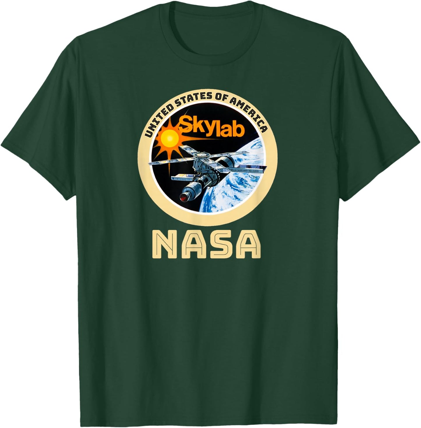 USA Skylab NASA T Shirt T-Shirt - T-Shirt | Forest