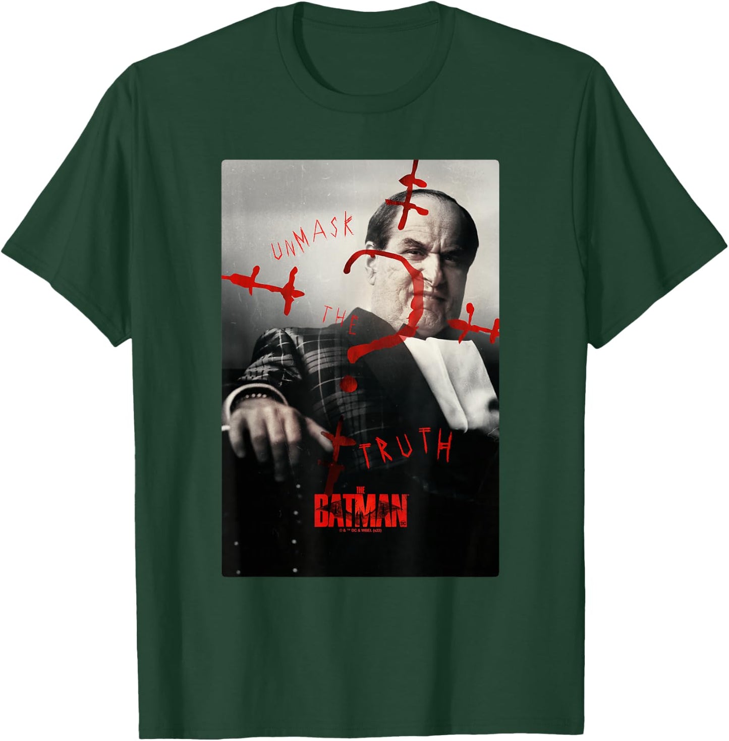 The Batman Penguin Question Mark Real Photo Poster T-Shirt - T-Shirt | Forest