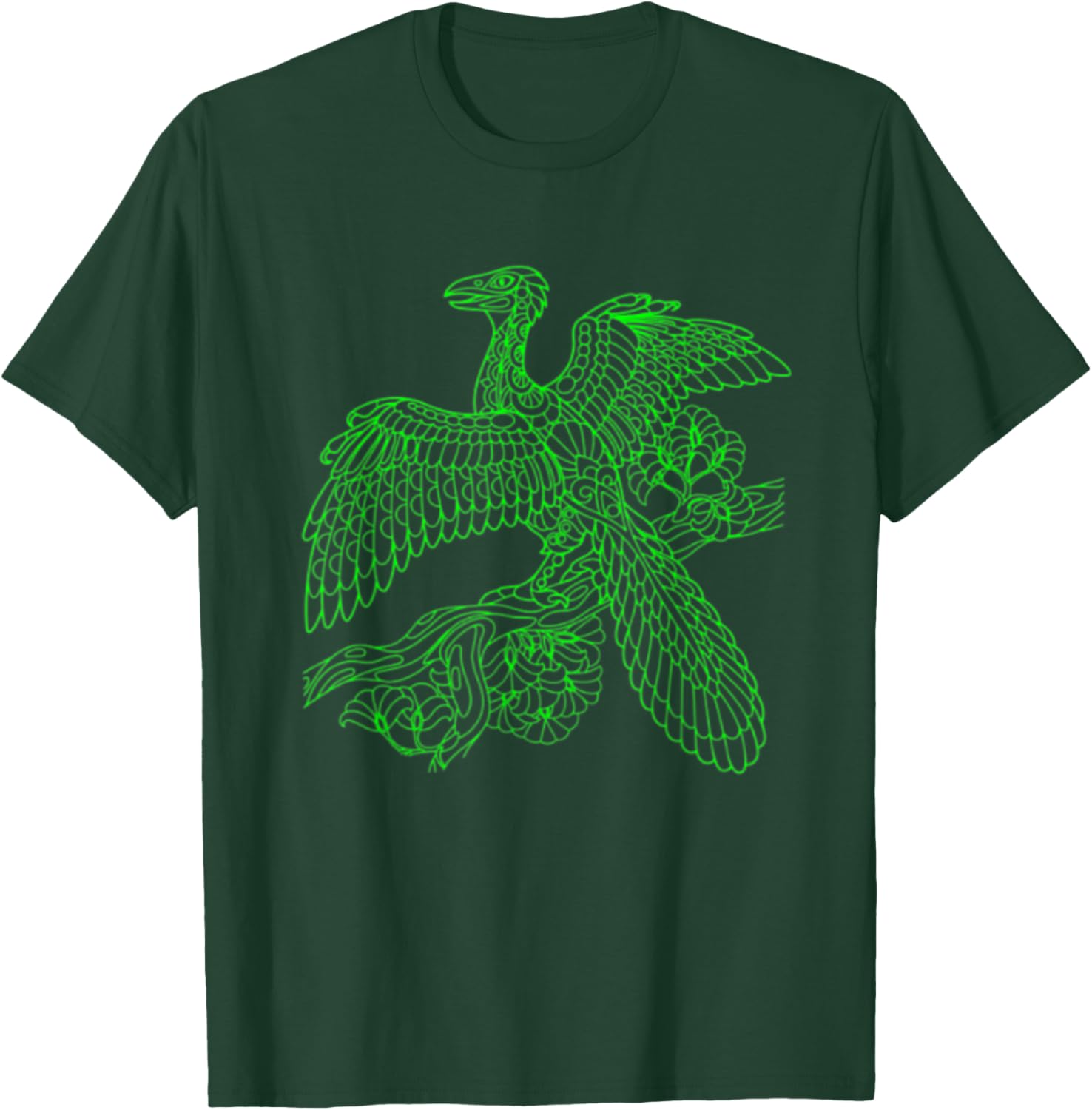 Archaeopteryx or Urvogel Flying Dinosaur Bird T-Shirt - T-Shirt | Forest