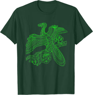 Archaeopteryx or Urvogel Flying Dinosaur Bird T-Shirt - T-Shirt | Forest