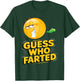 Embarrassing Emoticon Poop Gag Fart Machine Guess Who Farted T-Shirt - T-Shirt | Forest