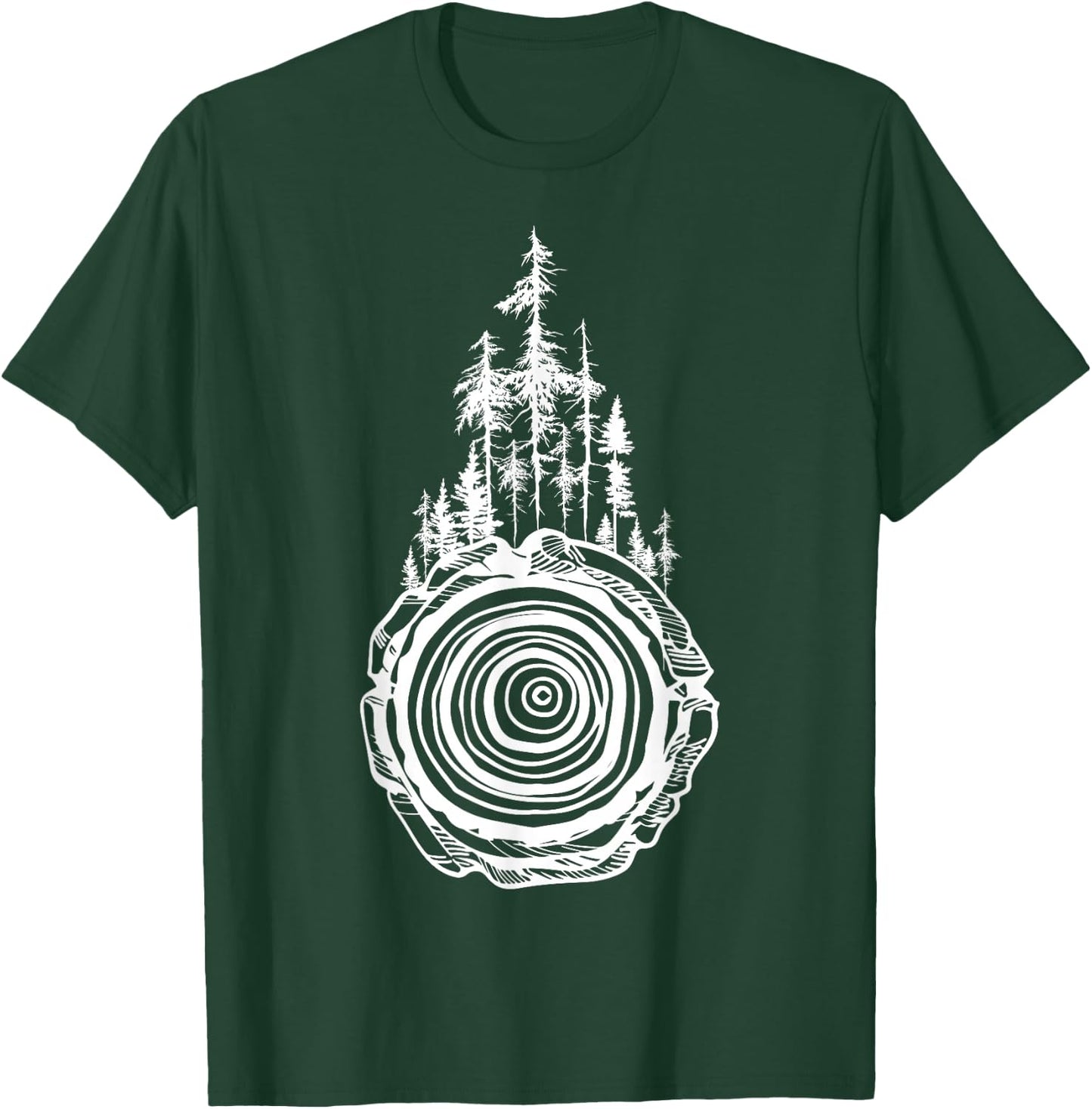 Cool Arborist Tree Surgeon Apparel -Adults Black T-Shirt - T-Shirt | Forest