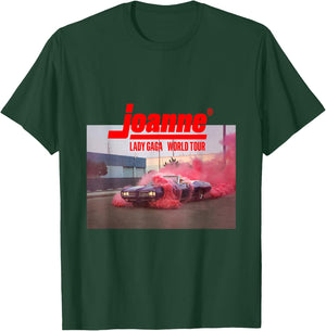 Lady Gaga Official Joanne World Tour Black T-Shirt - T-Shirt | Forest