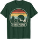 Vintage Retro I Hate People I Love Camping Funny T-Shirt - T-Shirt | Forest