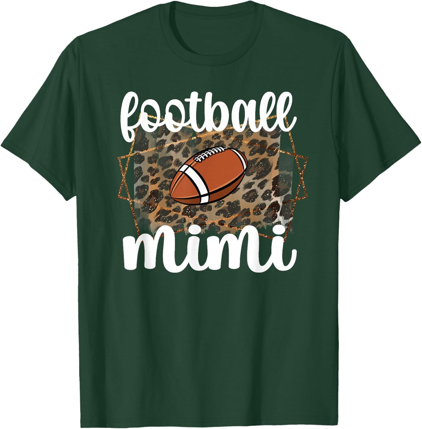 Football Mimi Proud Mimi Of A Football Player Grandma T-Shirt - T-Shirt | Forest