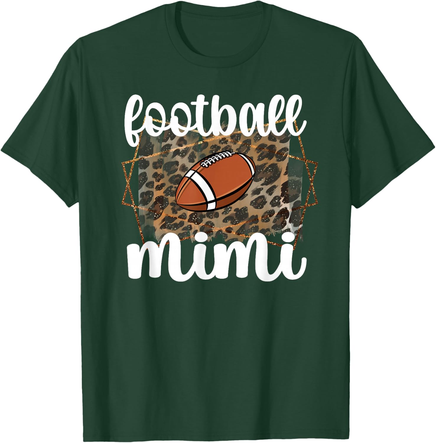 Football Mimi Proud Mimi Of A Football Player Grandma T-Shirt - T-Shirt | Forest