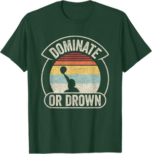 Water Polo Player Vintage Retro Water Polo T-Shirt - T-Shirt | Forest