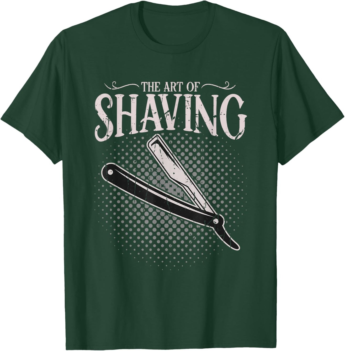 The art of shaving - Barber T-Shirt - T-Shirt | Forest