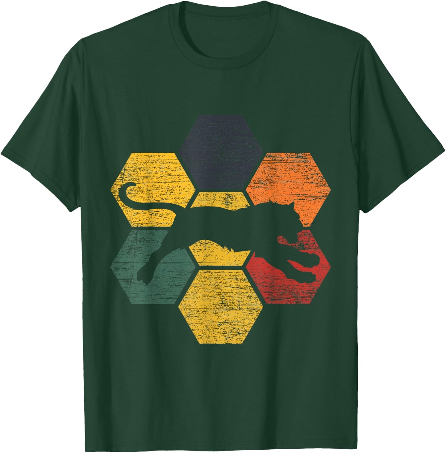 Retro Tiger T-Shirt - T-Shirt | Forest