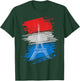 Eiffel Tower Paris Family Vacation Retro Men Women T-Shirt - T-Shirt | Forest