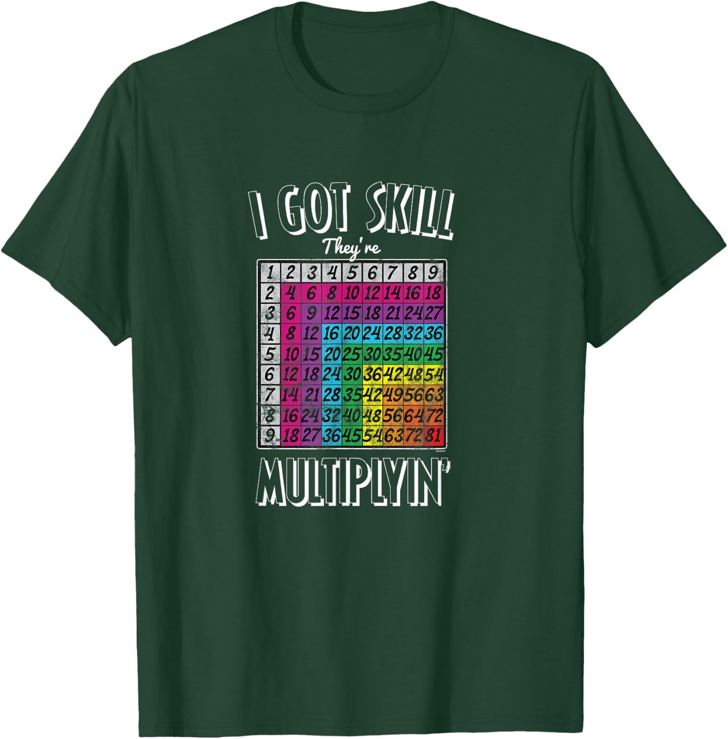 Maths Genie Maths Teacher Scientist Maths Gift T-Shirt - T-Shirt | Forest