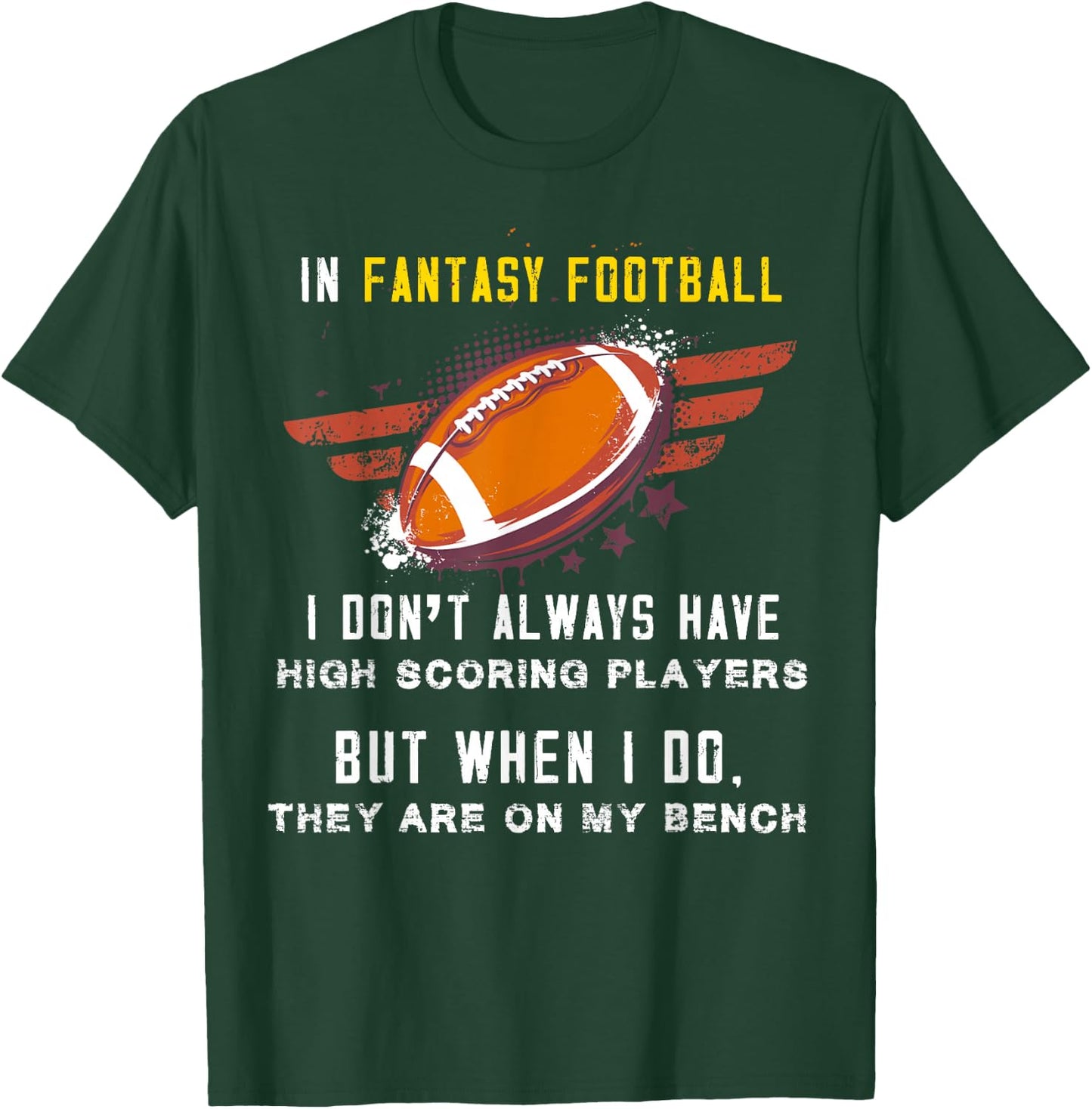 Fantasy football funny shirt - fantasy football losers gift T-Shirt - T-Shirt | Forest