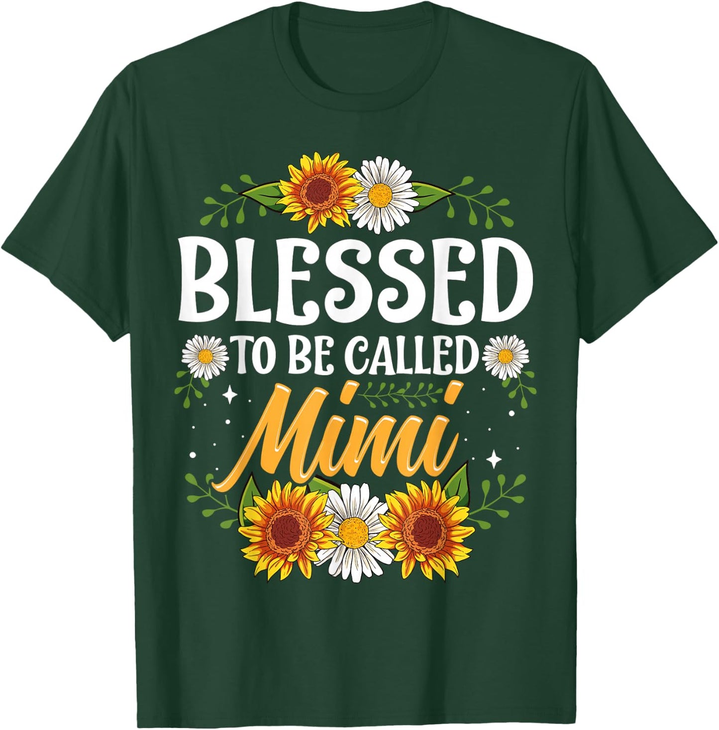 Blessed To Be Called Mimi Shirt Mothers Day T-Shirt - T-Shirt | Forest