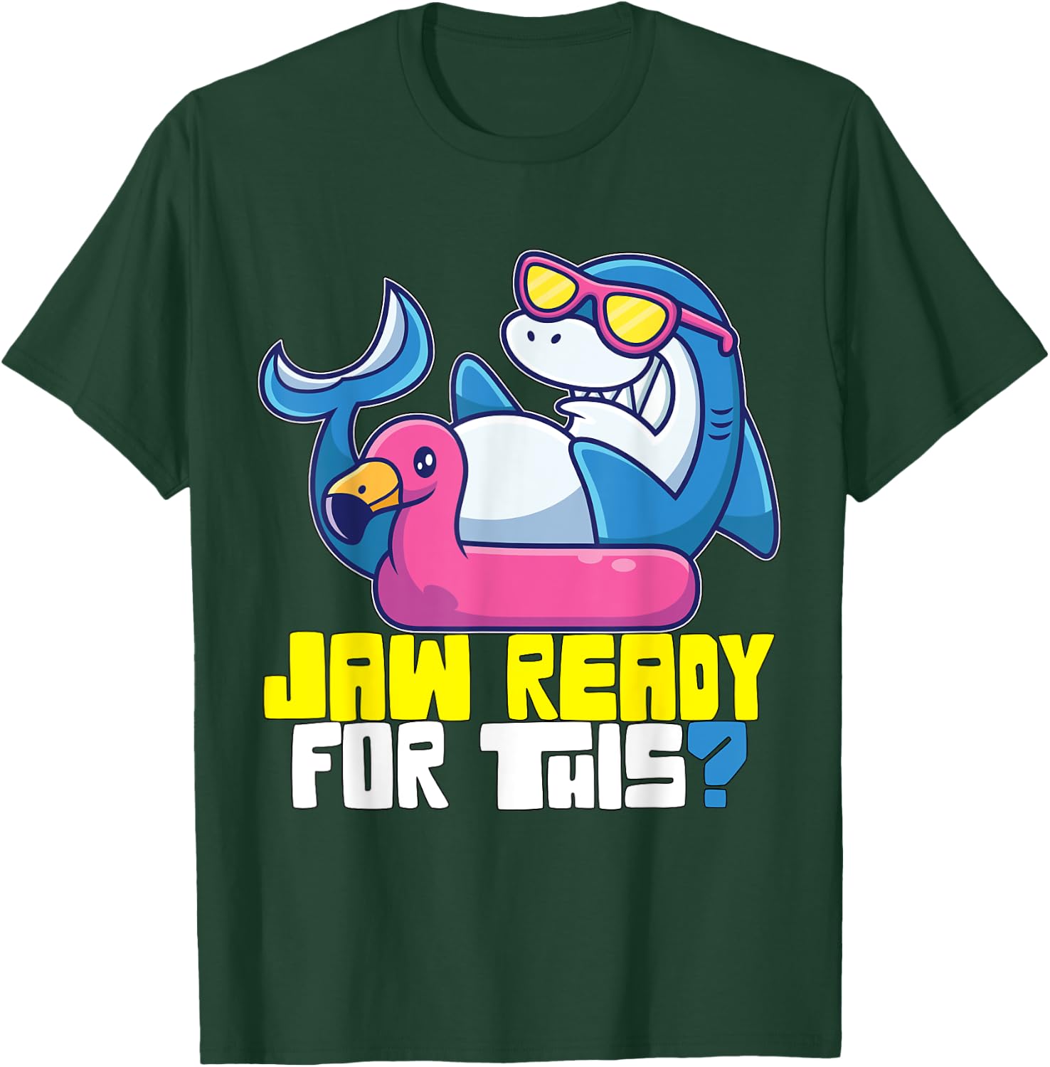 Jaw ready for this? Summer Vacation Ocean Surfing Women T-Shirt - T-Shirt | Forest