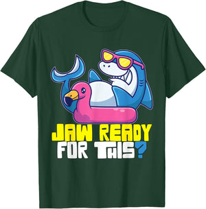 Jaw ready for this? Summer Vacation Ocean Surfing Women T-Shirt - T-Shirt | Forest