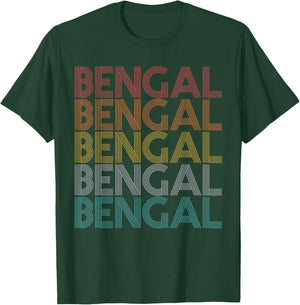 Retro Vintage Bengal T-Shirt - T-Shirt | Forest