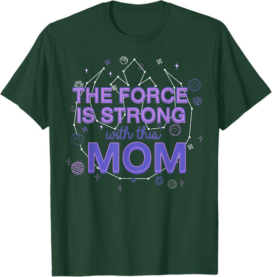 Star Wars The Force Is Strong With This Mom Rebel Logo T-Shirt - T-Shirt | Forest
