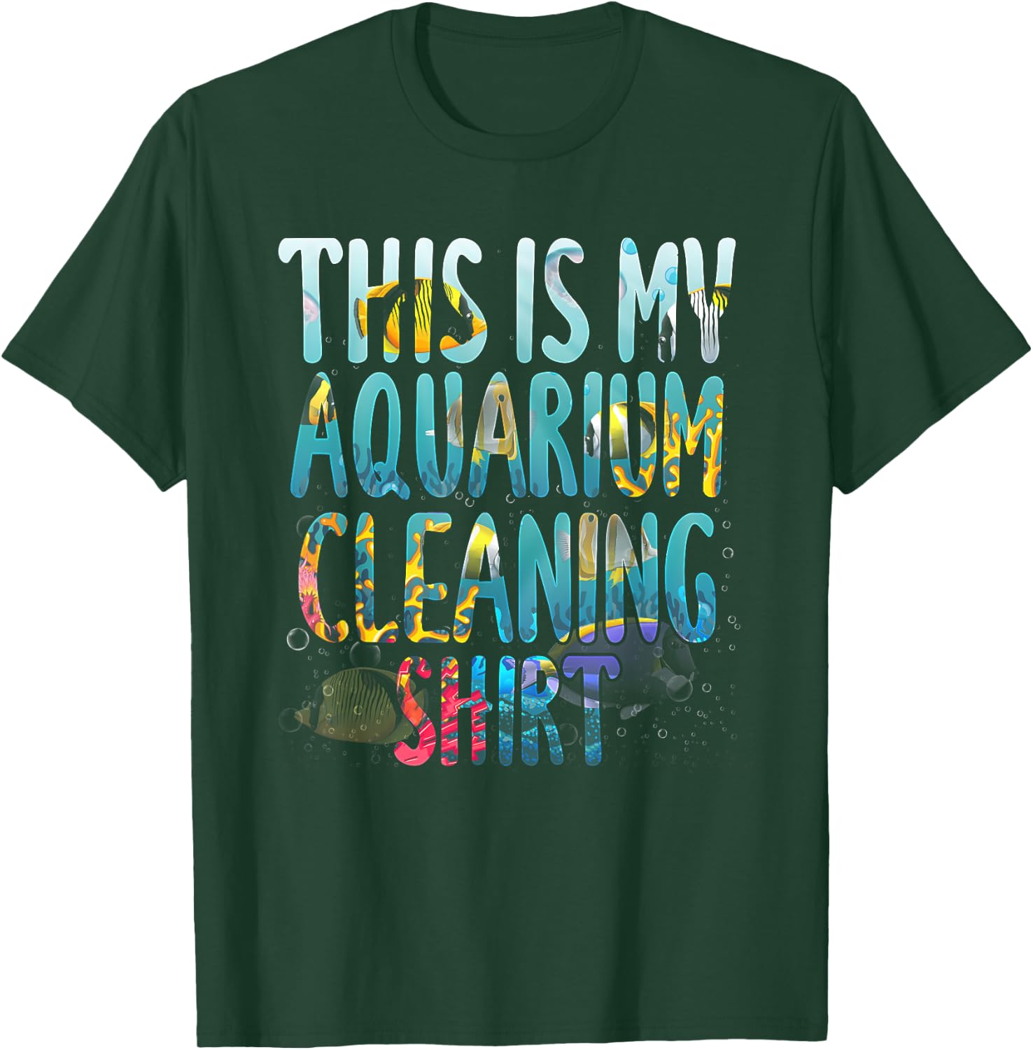 This Is My Aquarium Cleaning Shirt Fish Saltwater Animals T-Shirt - T-Shirt | Forest