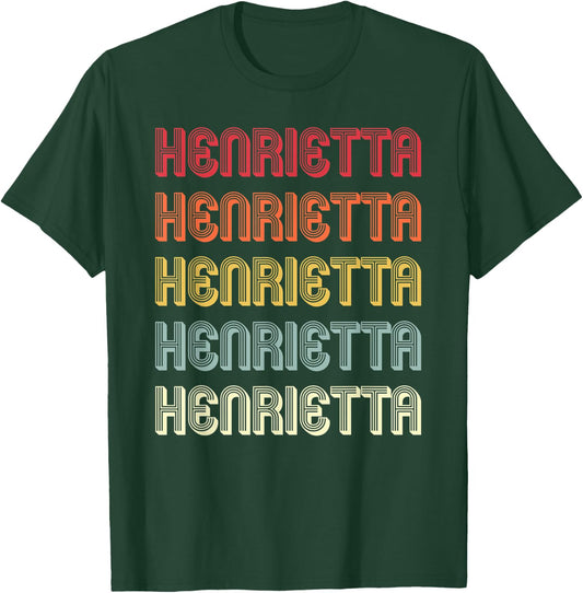 HENRIETTA Gift Name Personalized Retro Vintage 90s Birthday T-Shirt - T-Shirt | Forest