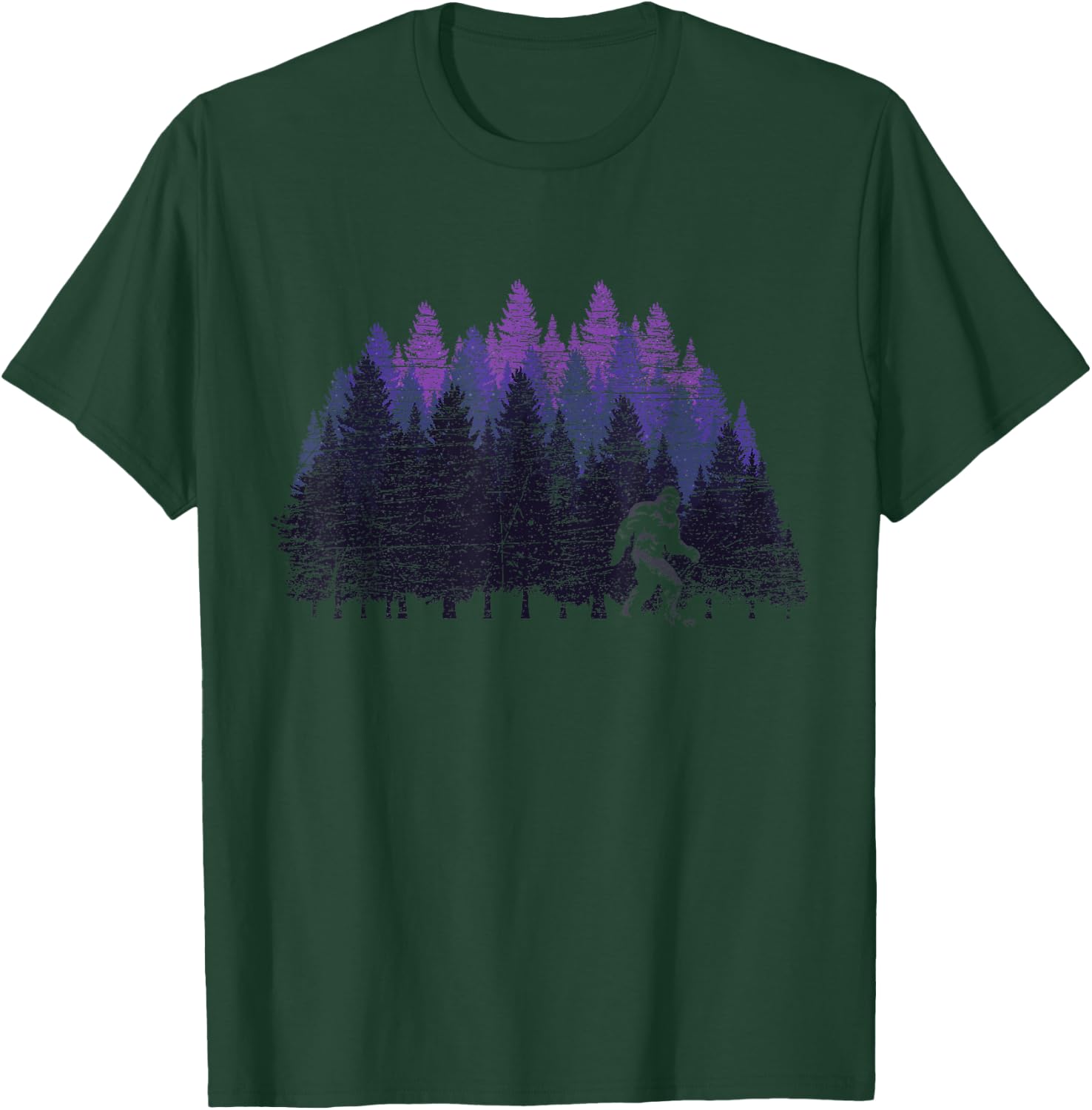Conspiracy Theory Nature Sasquatch Gift Yeti Cryptid Bigfoot T-Shirt - T-Shirt | Forest