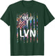 LVN US Flag Licensed Vocational Nurse LVN Nursing Student T-Shirt - T-Shirt | Forest