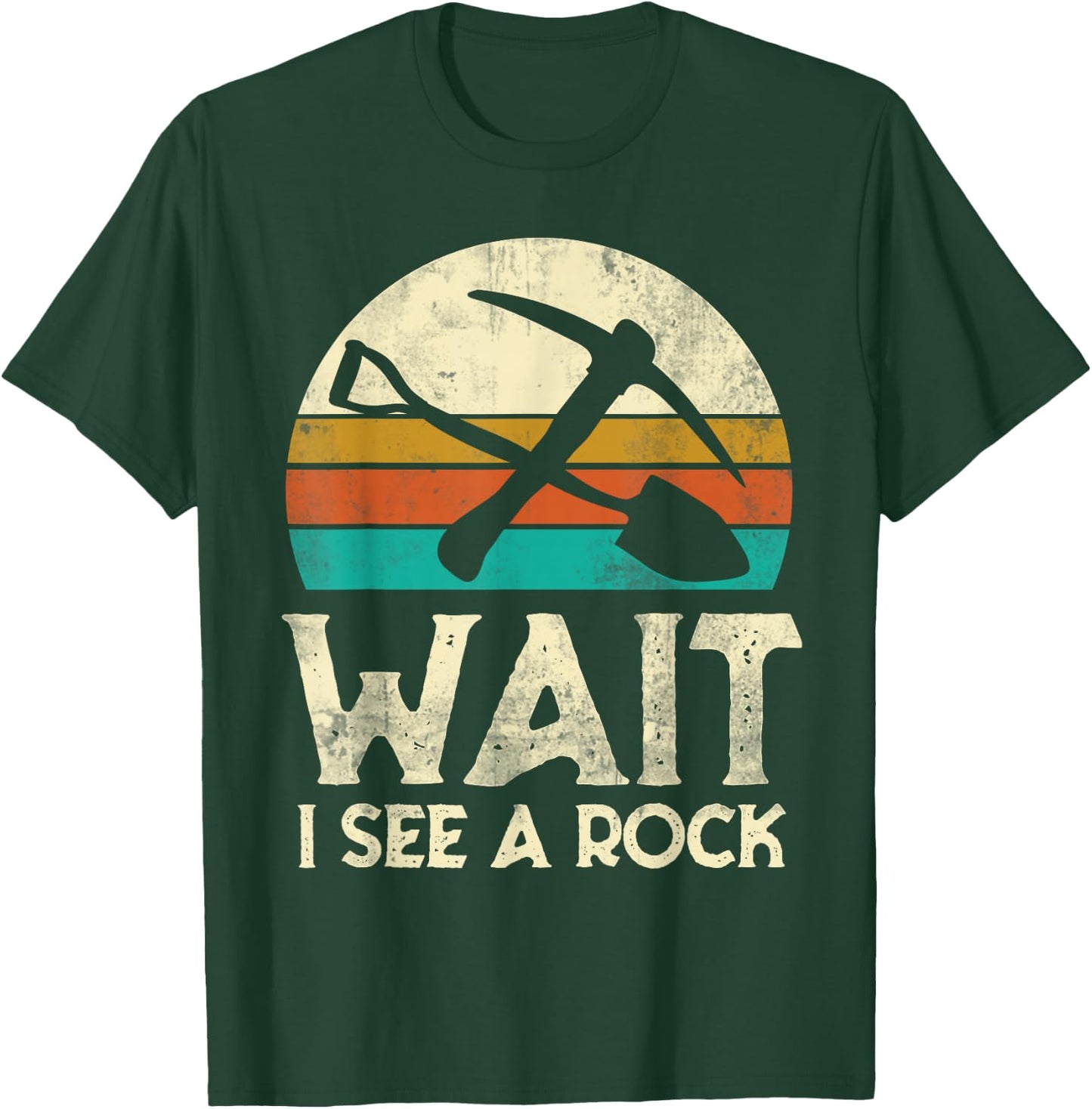 Rock Collector Geologist Nerd Gift Funny Geology T-Shirt - T-Shirt | Forest