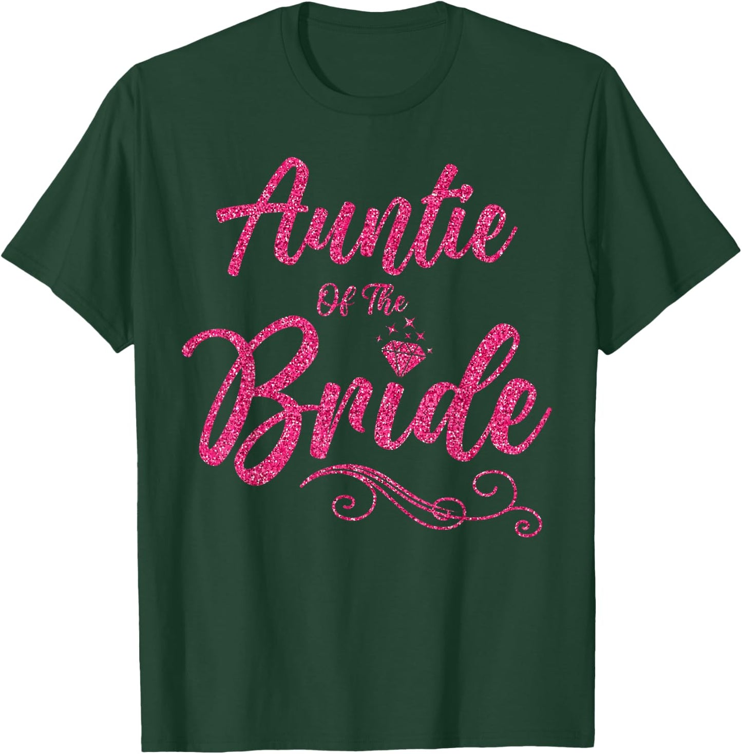Aunt Of The Bride Bridesmaid Girls Club Bachelorette Party T-Shirt - T-Shirt | Forest