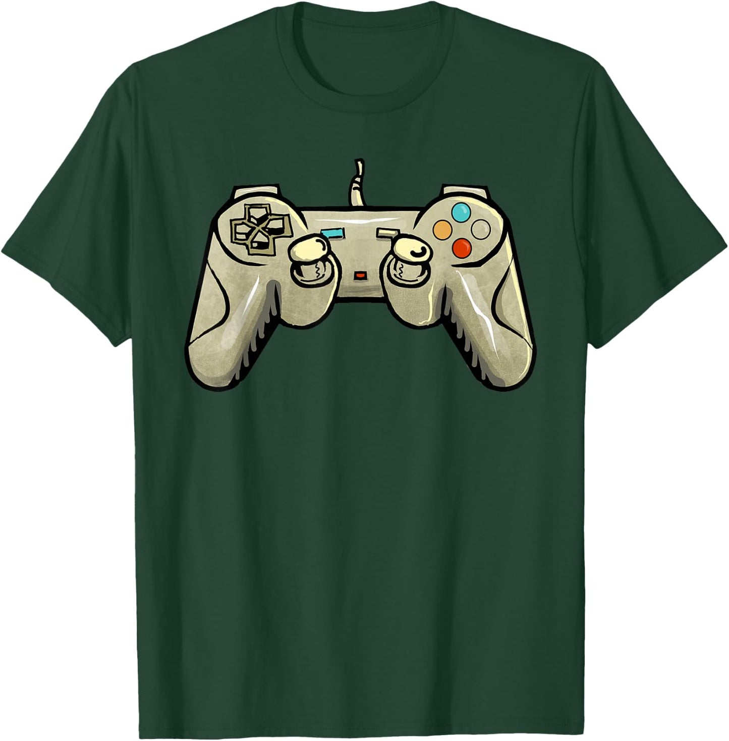 Funny Game Controller Video Gamer Gaming Techy Nerd Gifts T-Shirt - T-Shirt | Forest