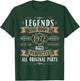 Legends Born In 1972 53rd Birthday 53 Years Old Bday Men T-Shirt - T-Shirt | Forest