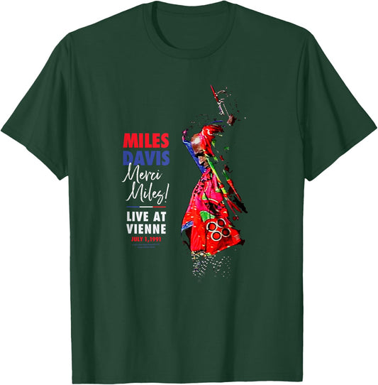 Miles Davis Merci Miles! T-Shirt - T-Shirt | Forest