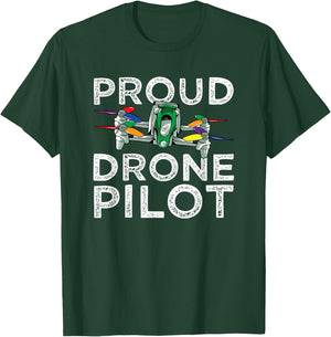 LGBT Rainbow Quadcopter Race Proud Drone Pilot FPV Freestyle T-Shirt - T-Shirt | Forest