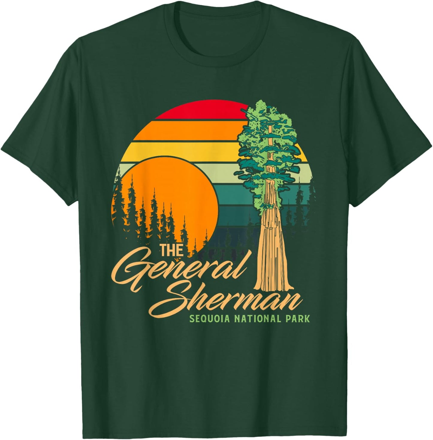 General Sherman Sequoia National Park Shirt Souvenir T-Shirt - T-Shirt | Forest