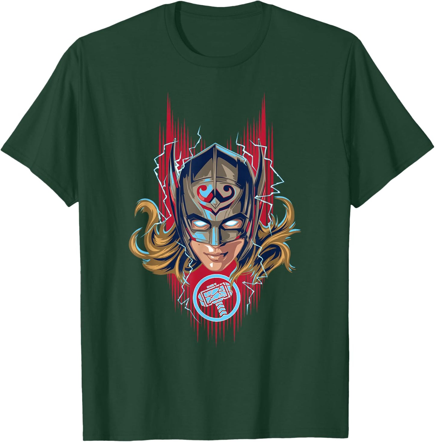Marvel Thor: Love and Thunder Jane Foster Mjölnir Poster T-Shirt - T-Shirt | Forest