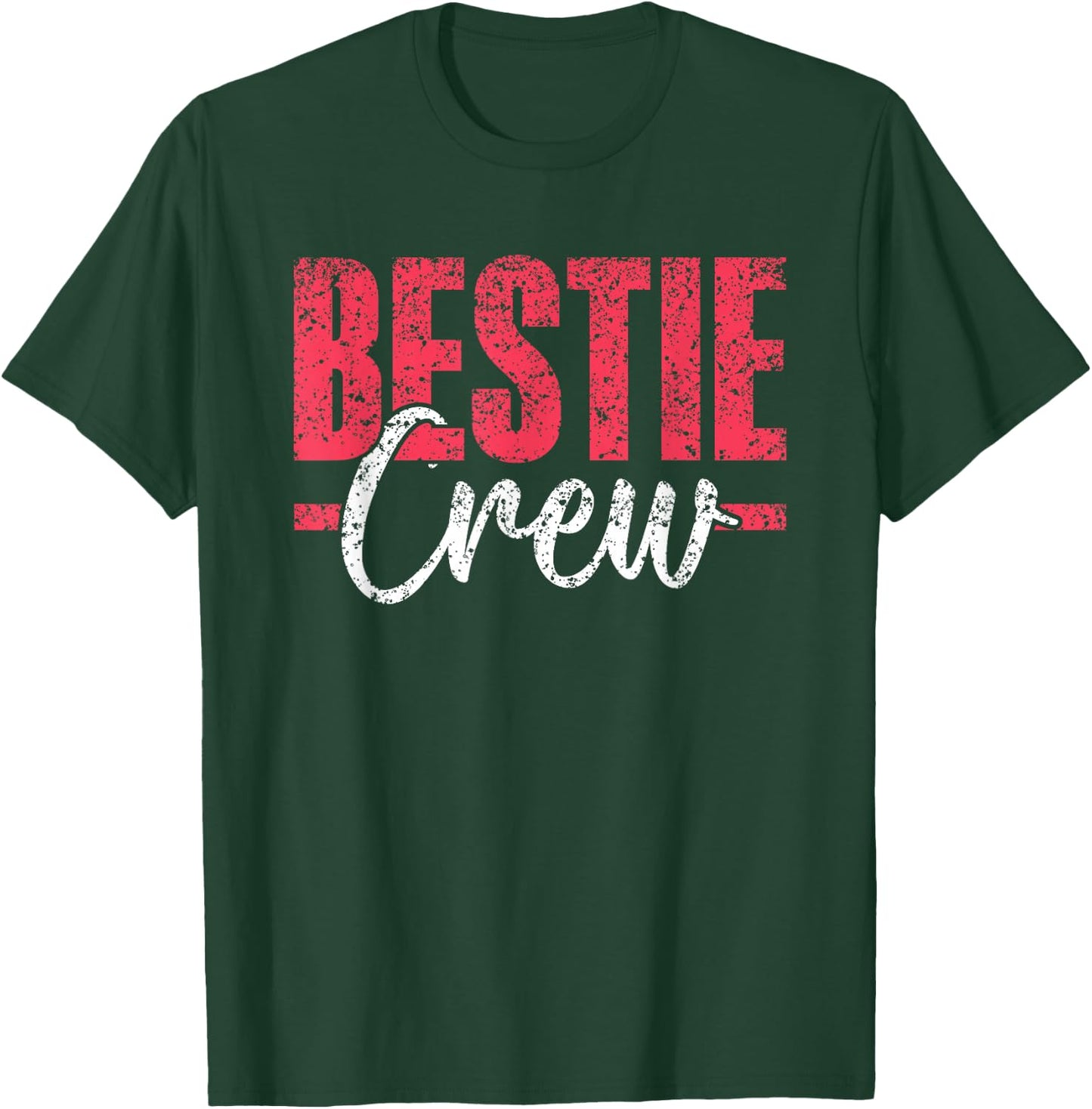 Bestie Crew Cute Best Friend Friendship Besties T-Shirt - T-Shirt | Forest