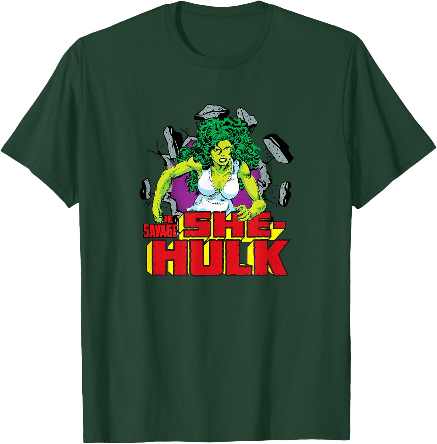 Marvel The Savage She-Hulk Retro Comic T-Shirt - T-Shirt | Forest