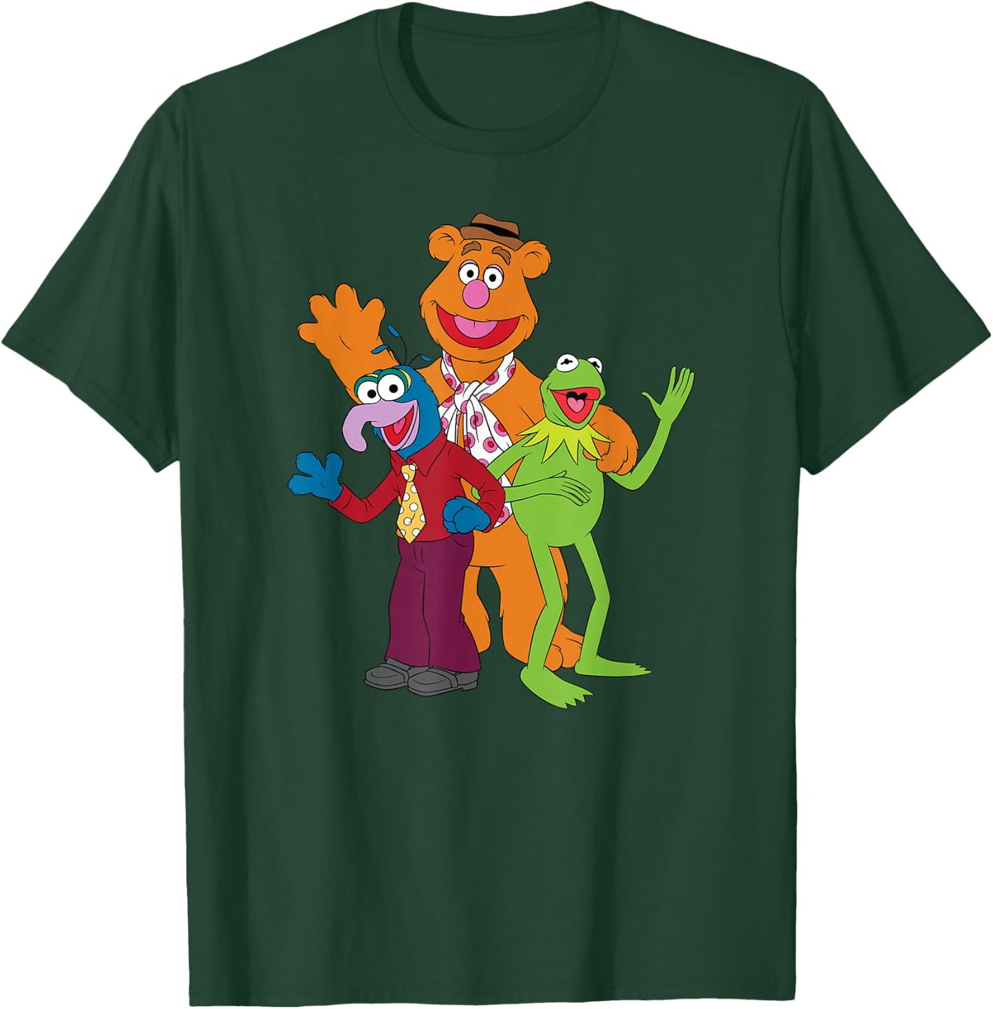 The Muppets - Kermit Fozzie Gonzo Trio T-Shirt - T-Shirt | Forest