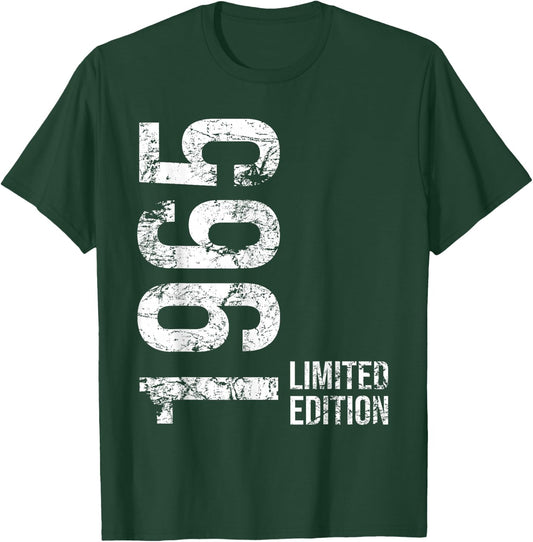 60th Birthday 60 Years Old Man Woman Vintage 1965 T-Shirt - T-Shirt | Forest