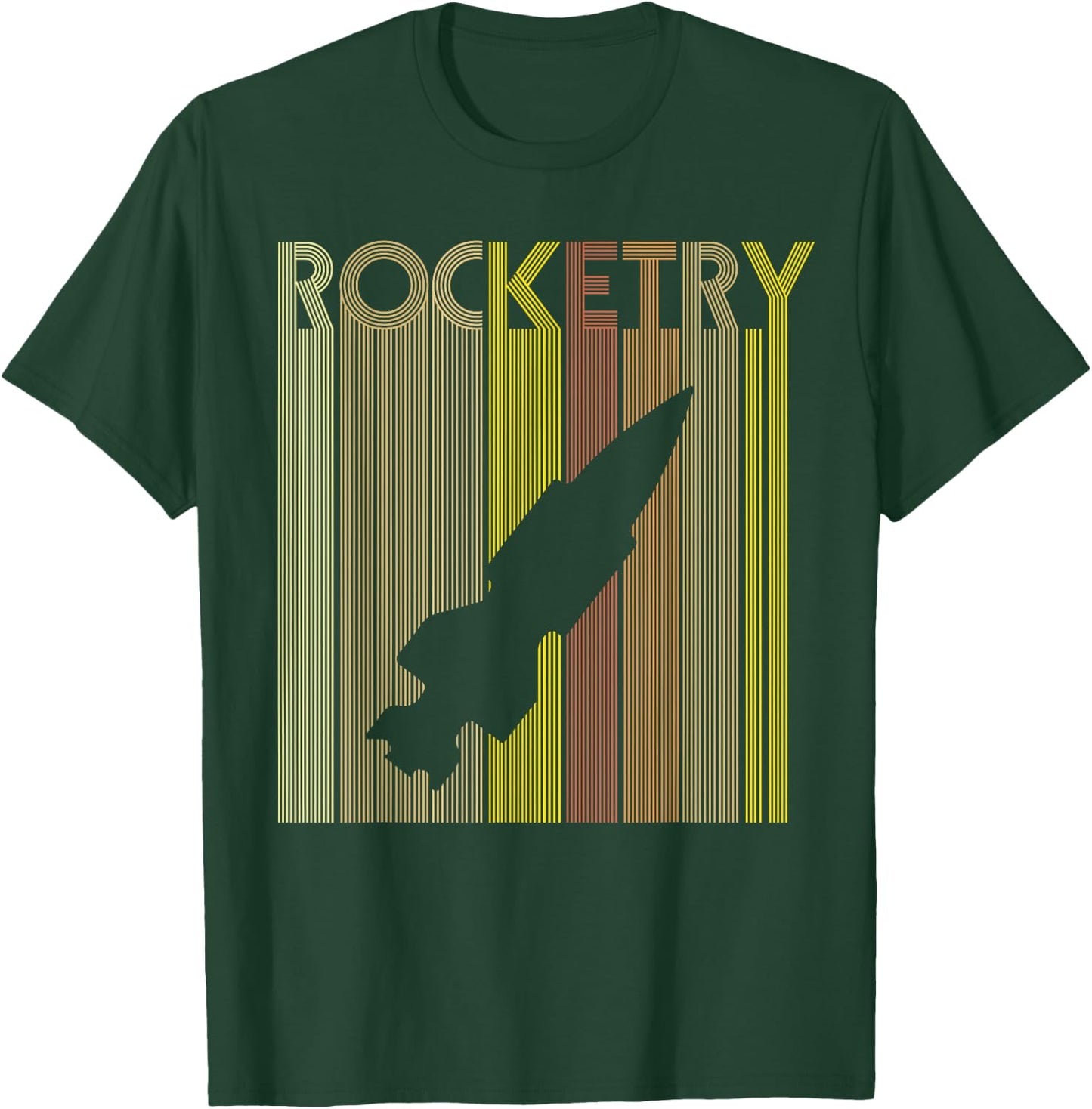 ROCKETRY Design for a Model Rocketry expert T-Shirt - T-Shirt | Forest
