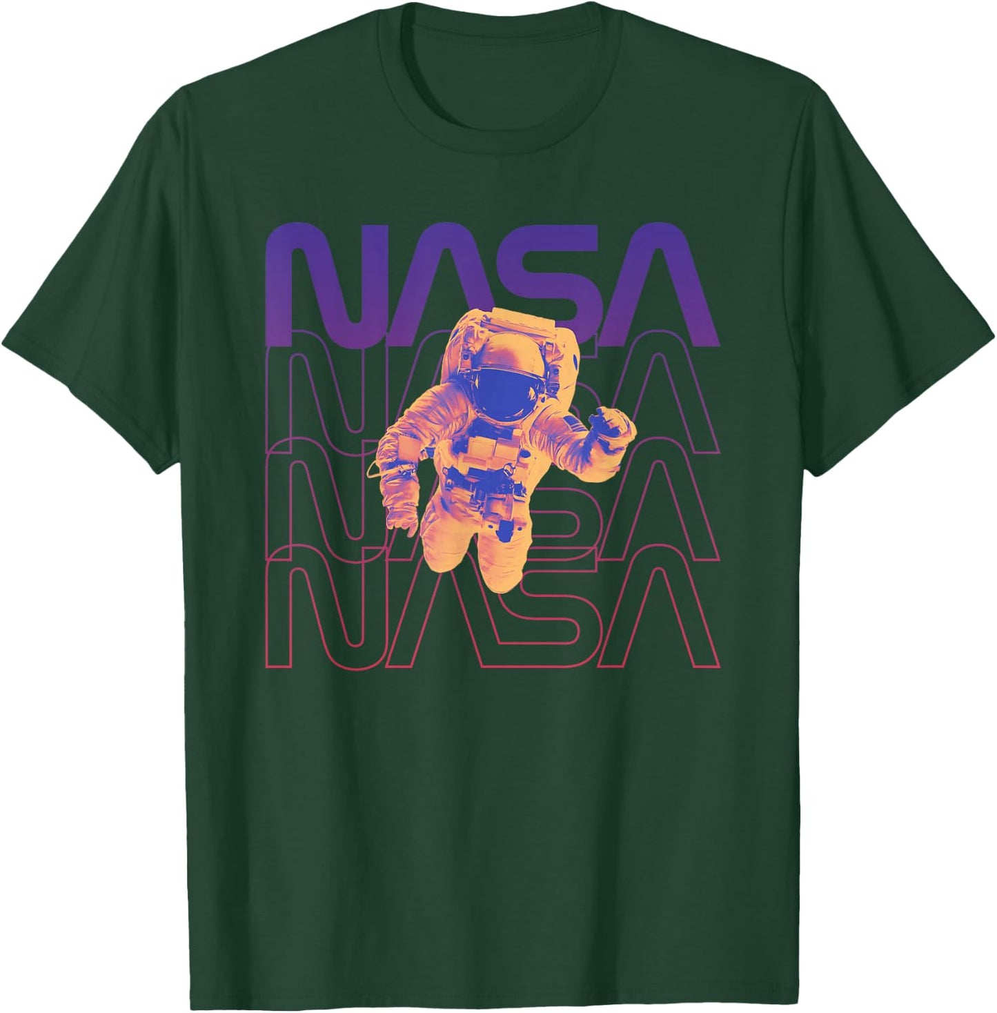 Floating in space NASA occupy Mars Astronaut in space T-Shirt - T-Shirt | Forest
