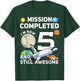 5th Space Birthday Space Birthday Party 5 Years Old T-Shirt - T-Shirt | Forest