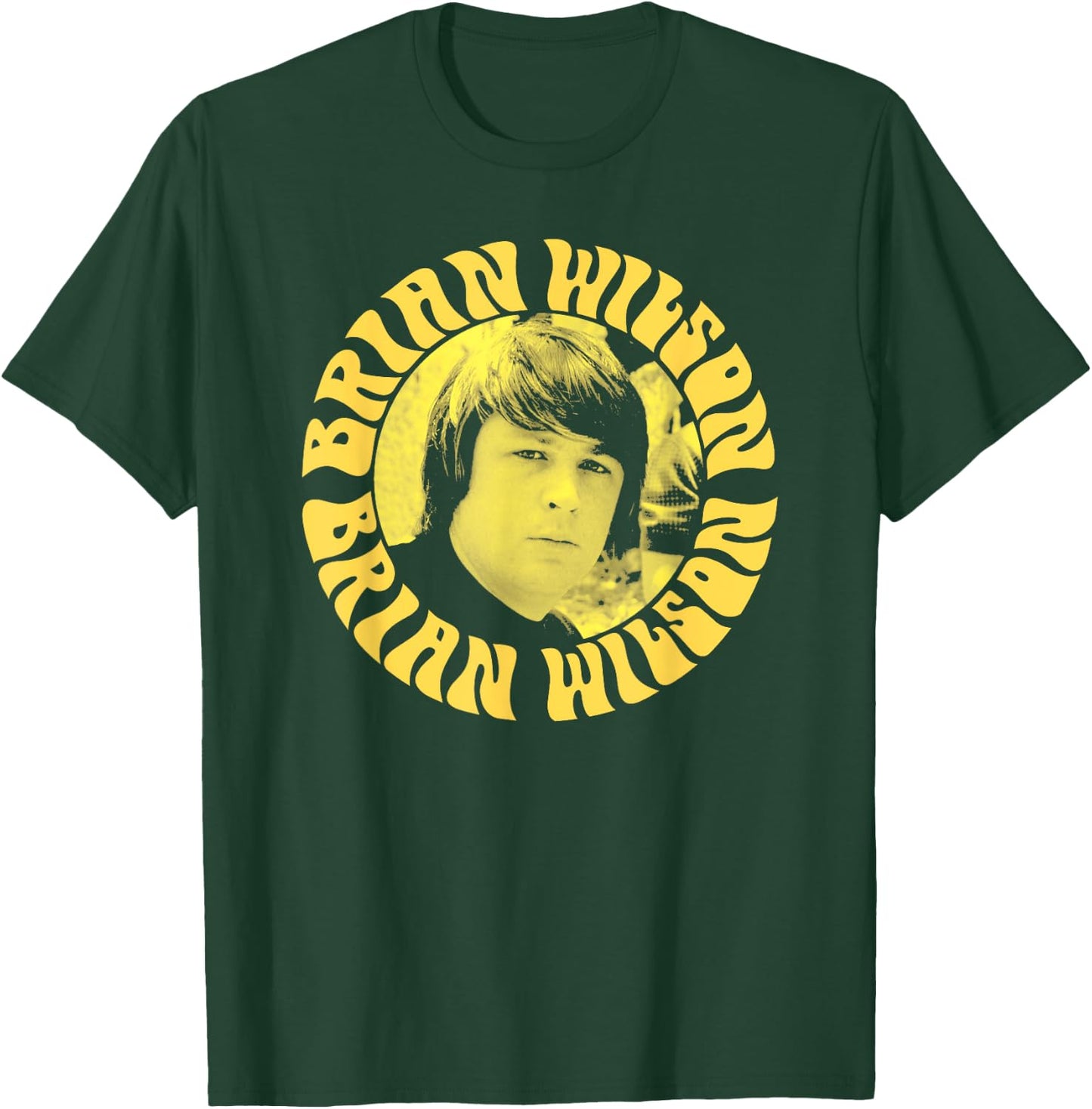 Brian Wilson – Yellow Headshot T-Shirt - T-Shirt | Forest