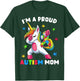 Proud Autism Mom Dab Dance Shirts, Women's Dabbing Unicorn T-Shirt - T-Shirt | Forest