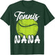 Tennis Nana Women Family Matching Set Tennis Ball Player T-Shirt - T-Shirt | Forest