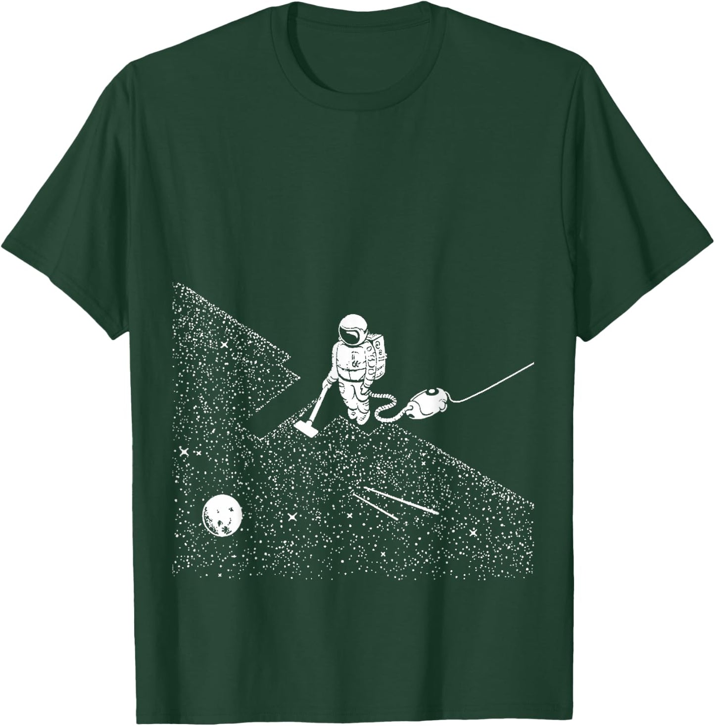 Space Vacuuming T-Shirt - T-Shirt | Forest